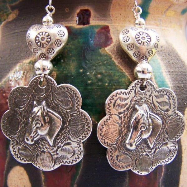 E1385 "My Favorite Horse" Earrings