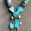 N1164 Navajo Turquoise Flower - Image 3