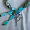 N1164 Navajo Turquoise Flower - Image 2