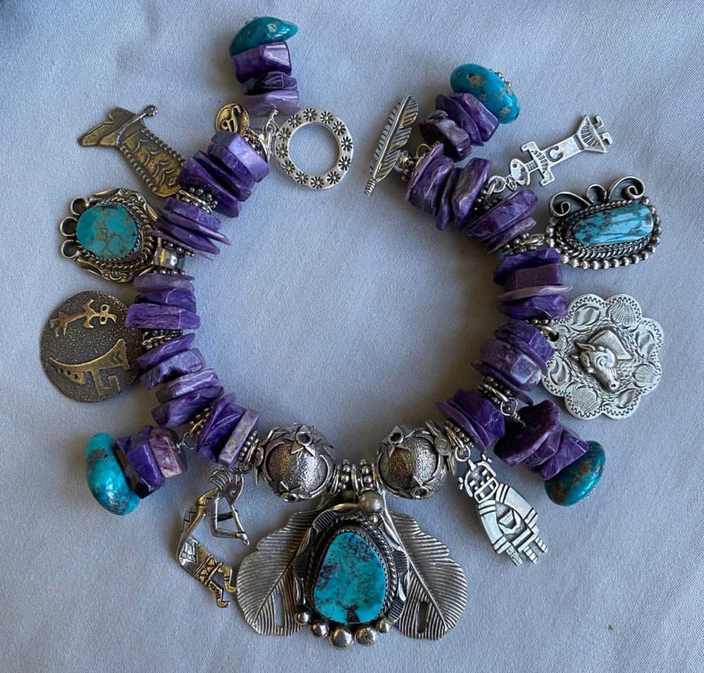 Vintage Sterling Silver Southwestern Charm Bracelet With Native American  Charms – Hers and His Treasures